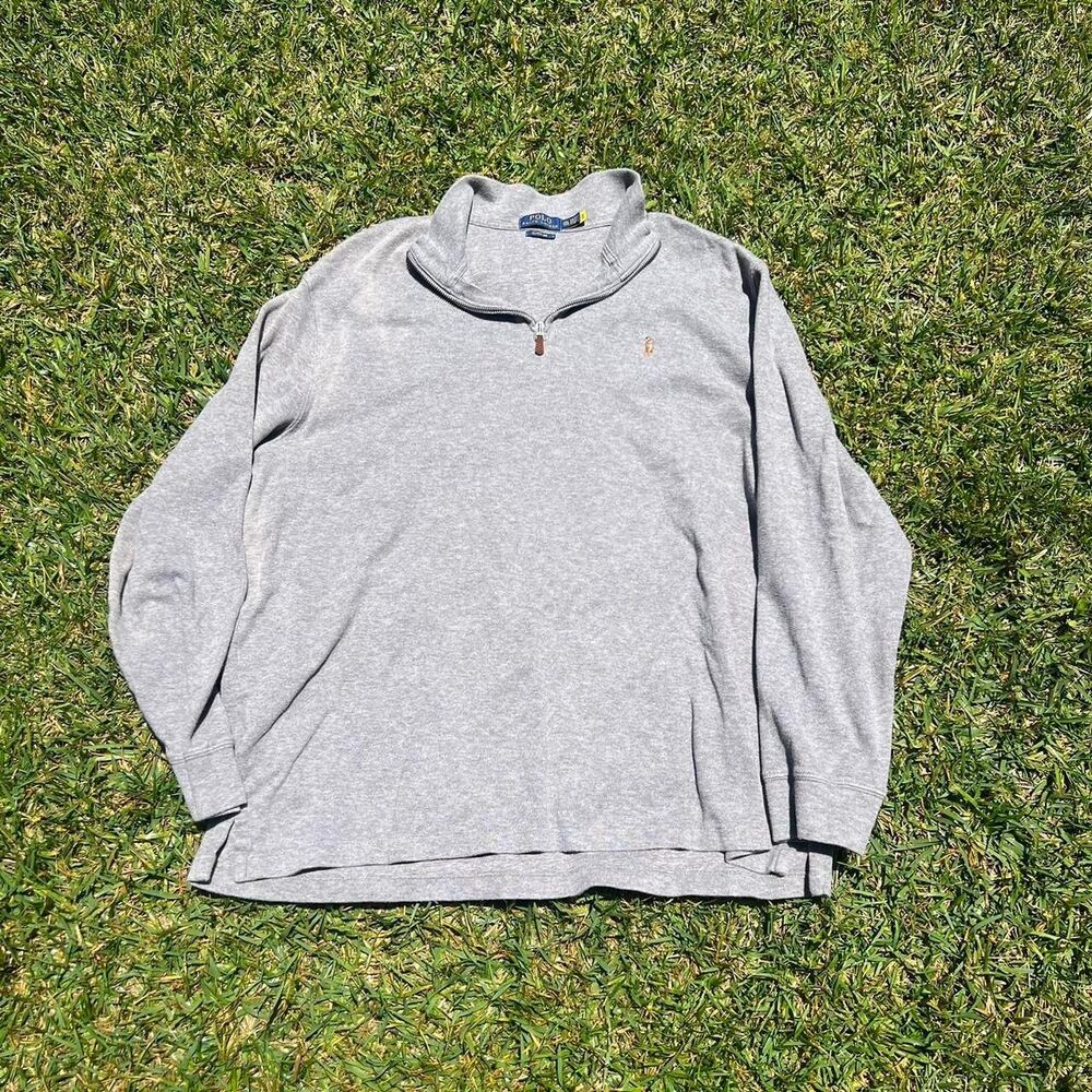 Polo ralph Lauren estate rib y2k quarter zip mens size XXL